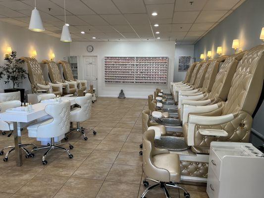 Come visit our newly updated salon! Luxury for your nails and toes.