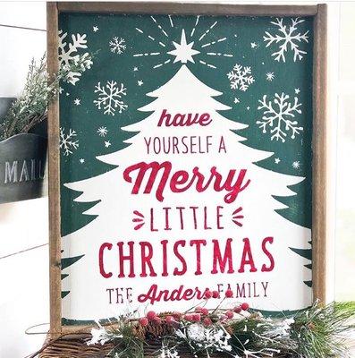 Framed Holiday design