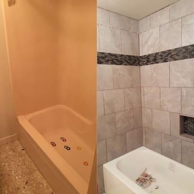 Before/after bathroom