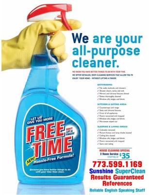 FREE Your Time For Your Family! We Clean So You Don't Have To!