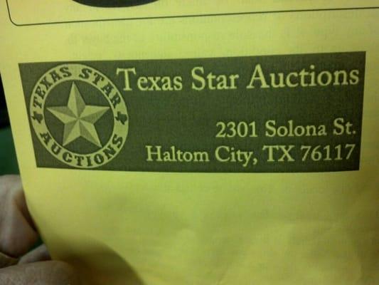 Name of Auction place.