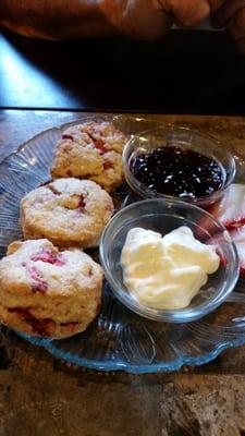 Scones for afternoon tea!