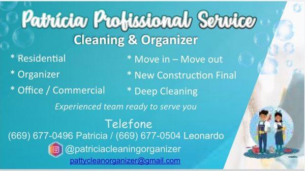 Patricia Cleaning & Organizer