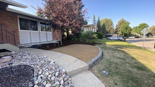 Front sitting area