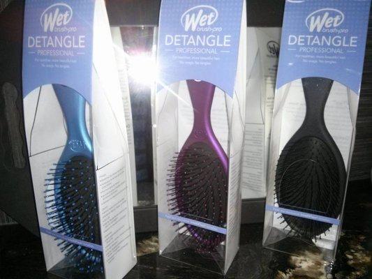 Wet Brushes the next big thing on getting all the tangles out without pulling you hair. For sale here!