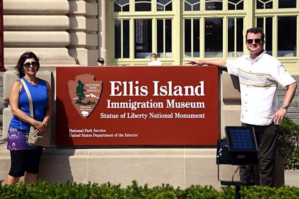 Our attorneys at Ellis Island, one of the most historic locations for immigrants to the United States.