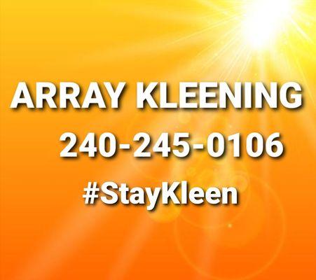 Array Kleening