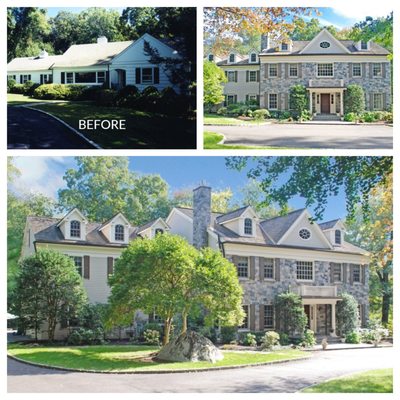 Colonial Addition / Remodel in Greenwich CT by DeMotte Architects