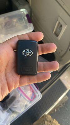 Toyota keyless remote