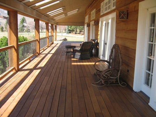 Boulder Ranch, full exterior stain, trim