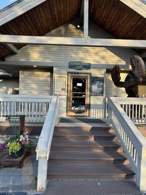 Front entrance on a pre-summer evening