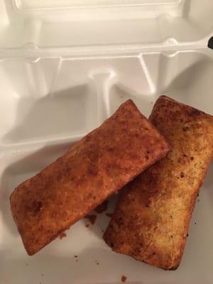 I'm not a fan of Hot Pockets but Busy Bee's fried pepperoni Hot Pockets aren't bad.