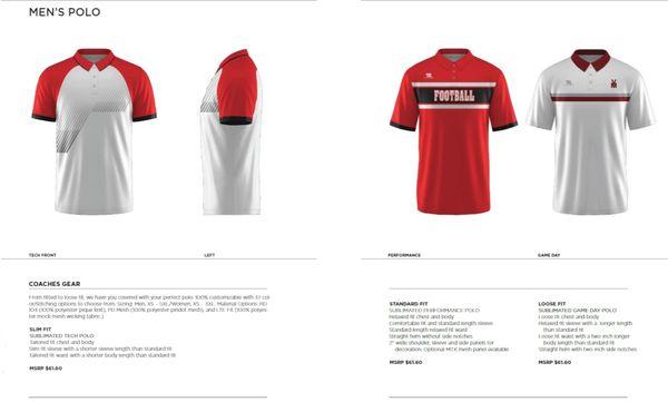 Custom Sublimated Polos-Minumum Order 6  (4 wk turnaround)