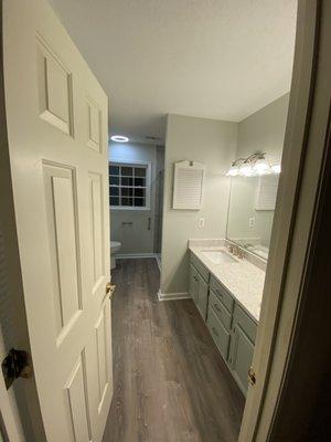 newly remodeled bathroom in Murrells Inlet.