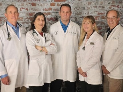 Our doctors- Richard Yacowitz, Stacey and Scott Kilcullen, Claudia Regan and Jeff Izzo