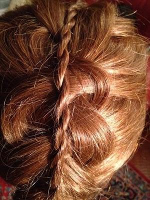 Rope Braided updo