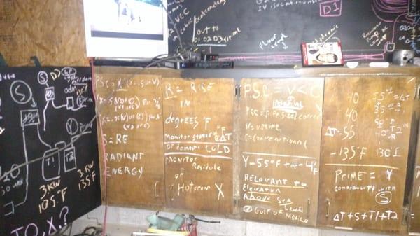 These pics are of an energy formula I drew out on the shop walls, they pretty much depict the most efficient way to raise wat...