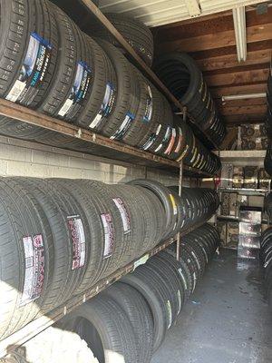 SOME of the new tires we have in stock!