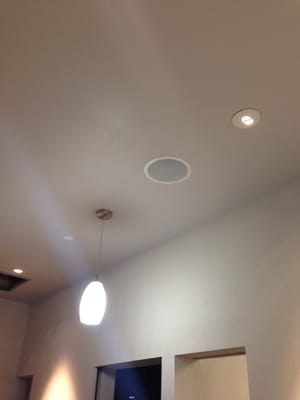 Flush mount 70V Business class ceiling speakers!