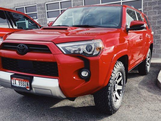 Toyota 4Runner with XPEL paint protection film.