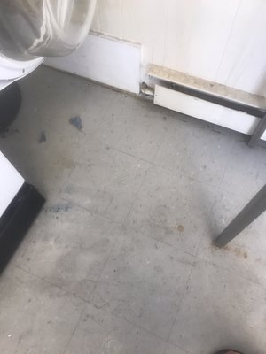 Dirty laundry room