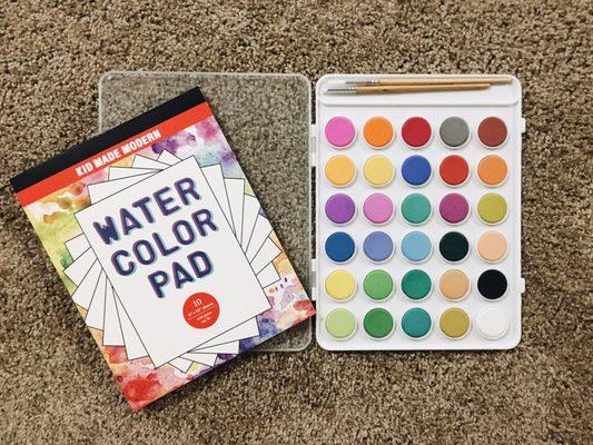 Watercolor set (~$14)