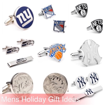 Personalize your look. We carry official licensed sports cufflinks, tie clips, money clips. A great gift idea.