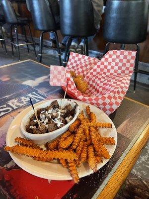 Poutine.  Or Irish fries