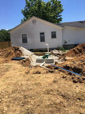 Septic systems installed