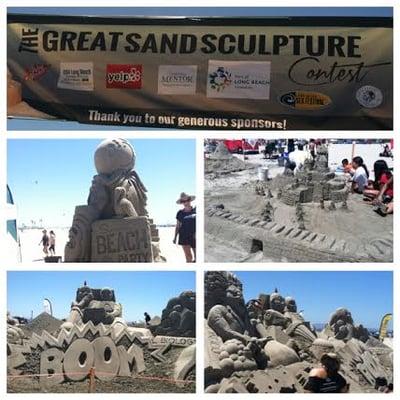 Sand sculptures for days!