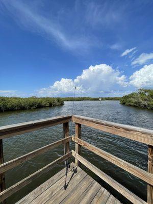 Fishing dock, Tarpon Springs Splash Park, Tarpon Springs, Tampa Bay