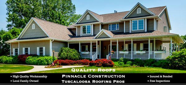 Commercial, Residential, or Industrial -  We are Tuscaloosa Roofers who put quality first!