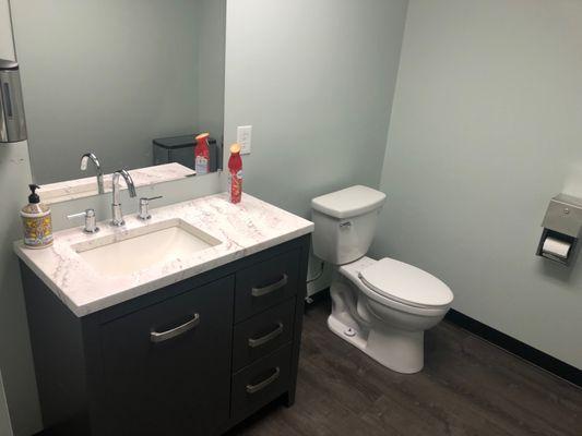 Customer Bathroom- Always Clean!