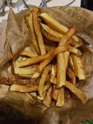 Soggy greasy fries