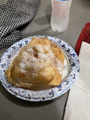 Fry bread with sugar