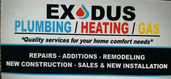 Exodus Plumbing, Heating & Gas