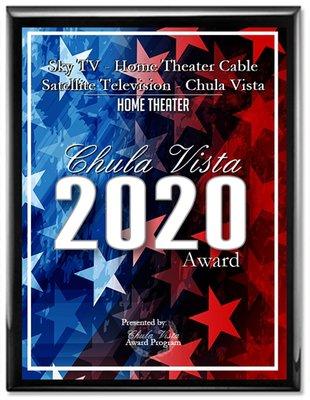 Chula Vista 2020 Award