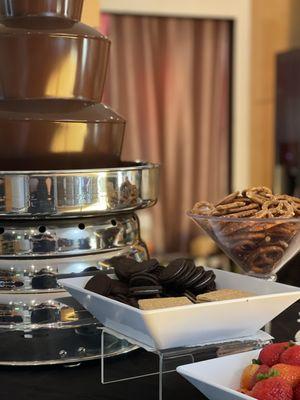 Chocolate fountain !