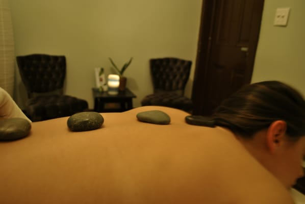 Hot stone massage