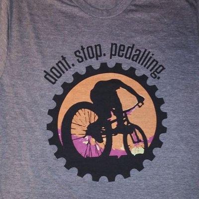 dont.stop.pedalling.  Some shirts for a local bike club