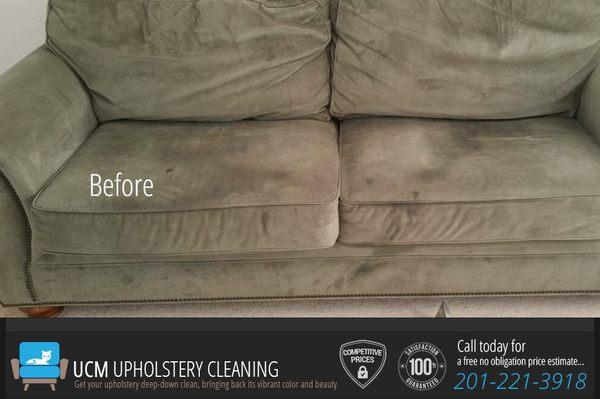 Upholstery Cleaning Before