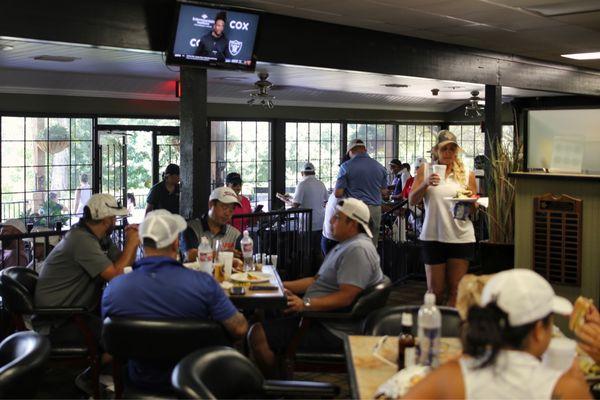 Cafe attached to the pro shop.