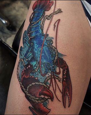 Blue Lobster by Adam Smith, or Smitty.