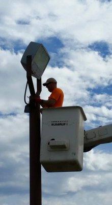 Parking Lot Light Repair