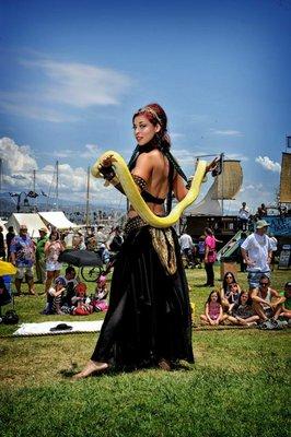 Belly Dancer at Ventura Harbor Village Event