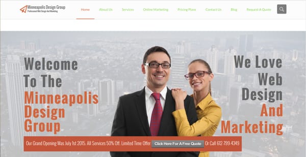 our minneapolis design group website