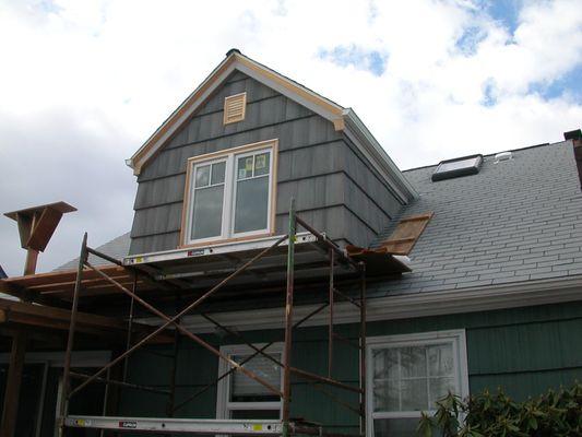 Building a dormer on his house for a nice addition.  Say the word and we can do it.....big or small.