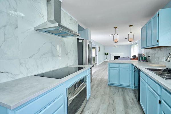 Recent finished remodel kitchen