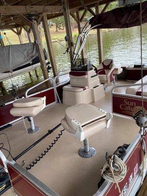 Interior Detailing of a Pontoon