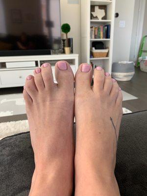 Deluxe Pedicure (after) - I don't dare show the before...